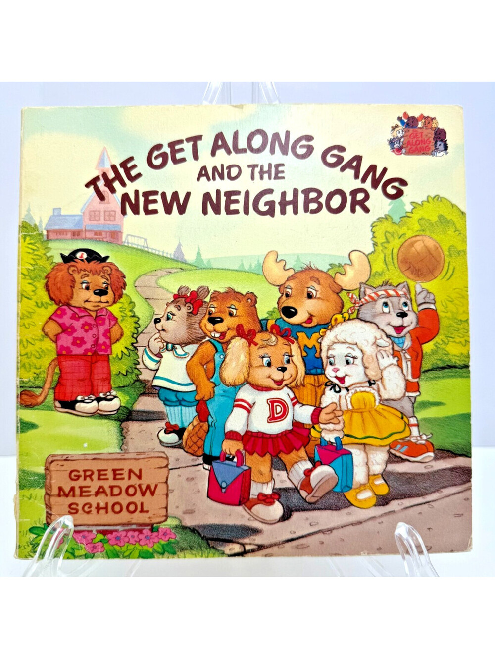 Vtg The Get Along Gang The New Neighbor Read-Along Children's Book